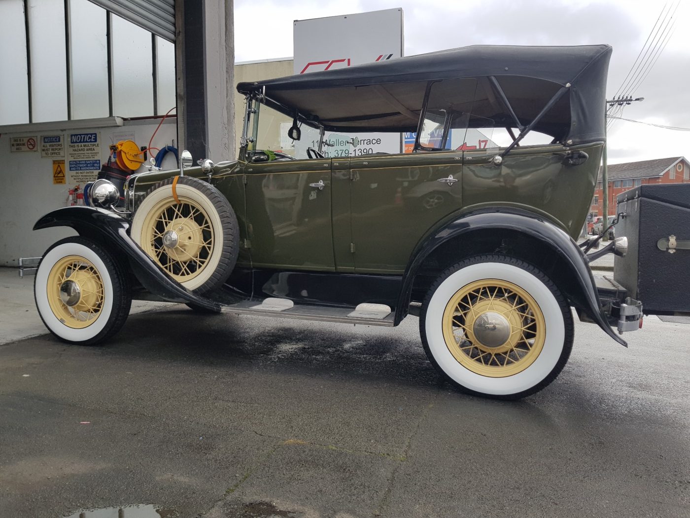 Ford Model A Phaeton Customwidth Whitewalls