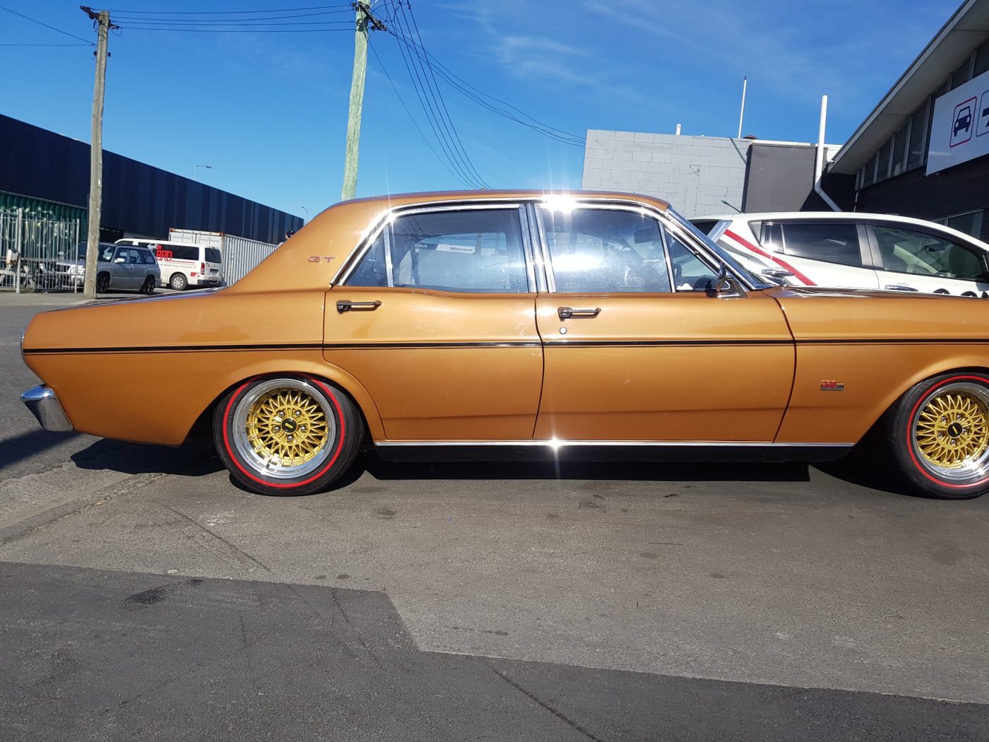 Ford Falcon XY GT 9mm Redwalls