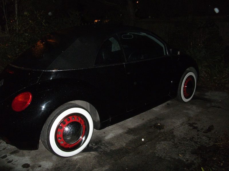 VW Cabriolet Customwidth Whitewalls