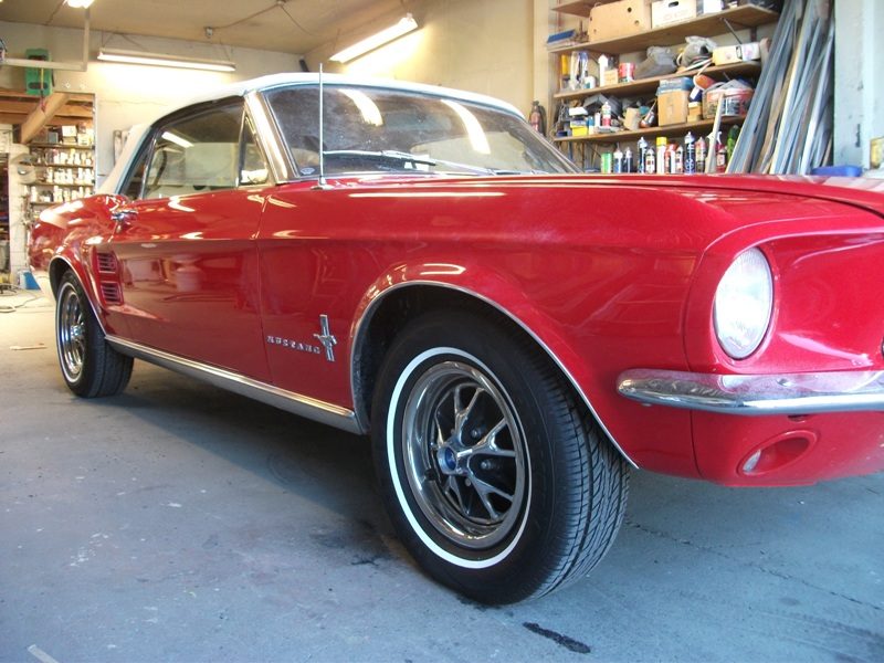Ford Mustang Convertible 13mm Whitewalls