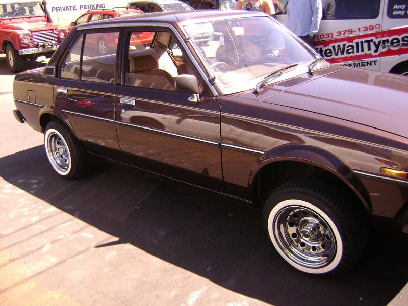 Toyota Corolla 27mm Whitewalls