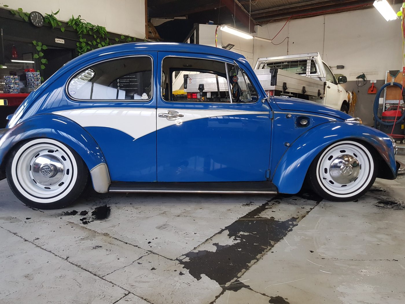 VW Beetle 27mm Whitewalls