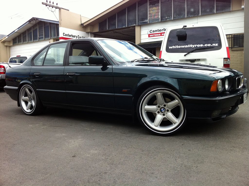 BMW E34 9mm Whitwalls