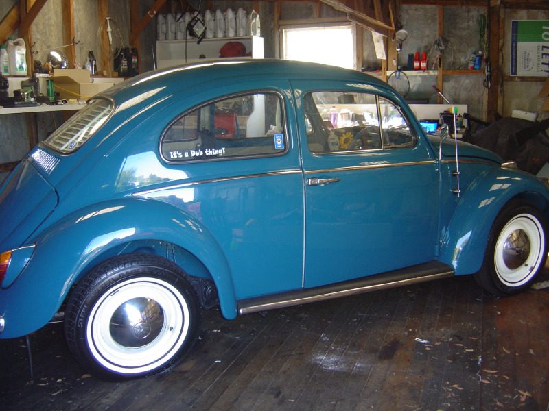 VW Beetle 19mm Whitewalls